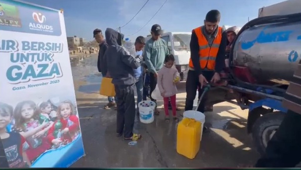 Bersama AVI, Kebaikan Mengalir untuk Gaza yang Mengalami Kelangkaan Air Bersih