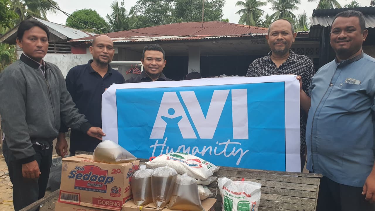 AVI Humanity Salurkan Bantuan ke Korban Banjir Longsor Sumatera–Aceh, Perkuat Respons Kemanusiaan