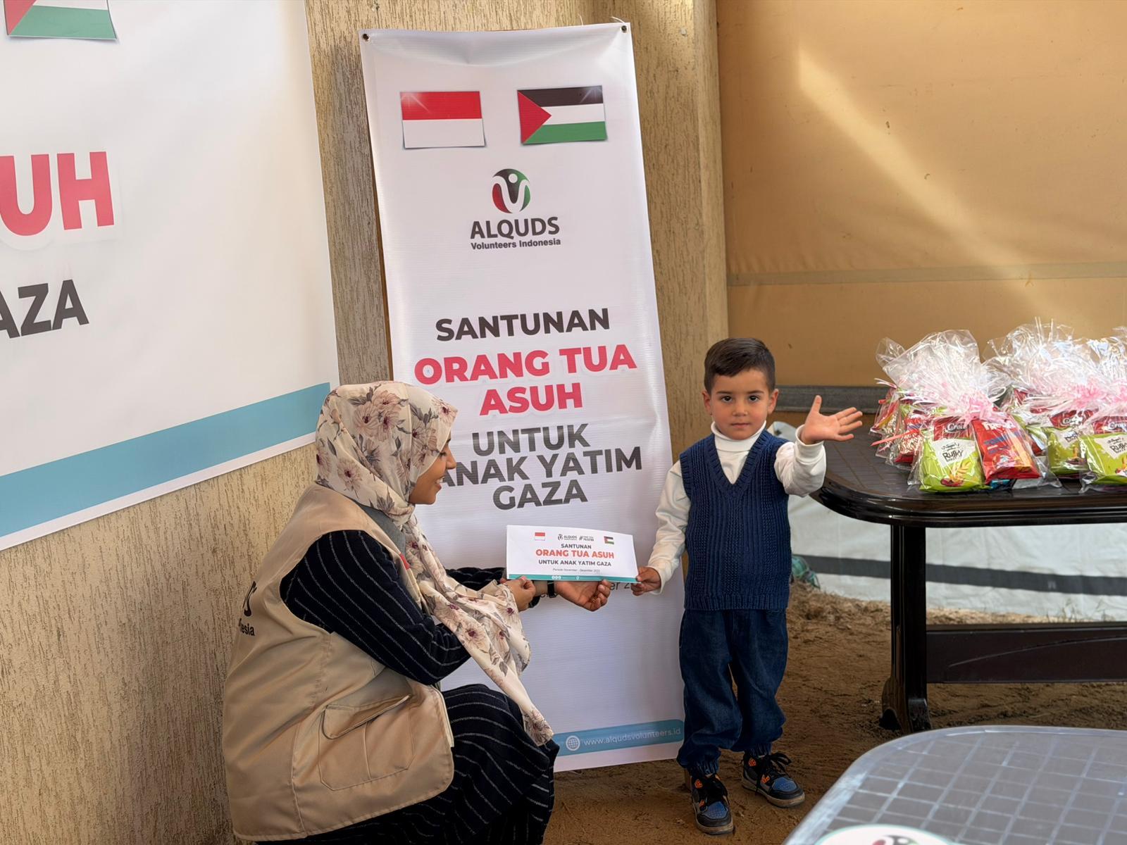 Solidaritas dari Indonesia, AVI Salurkan Santunan untuk Yatim Gaza Periode November-Desember 2025