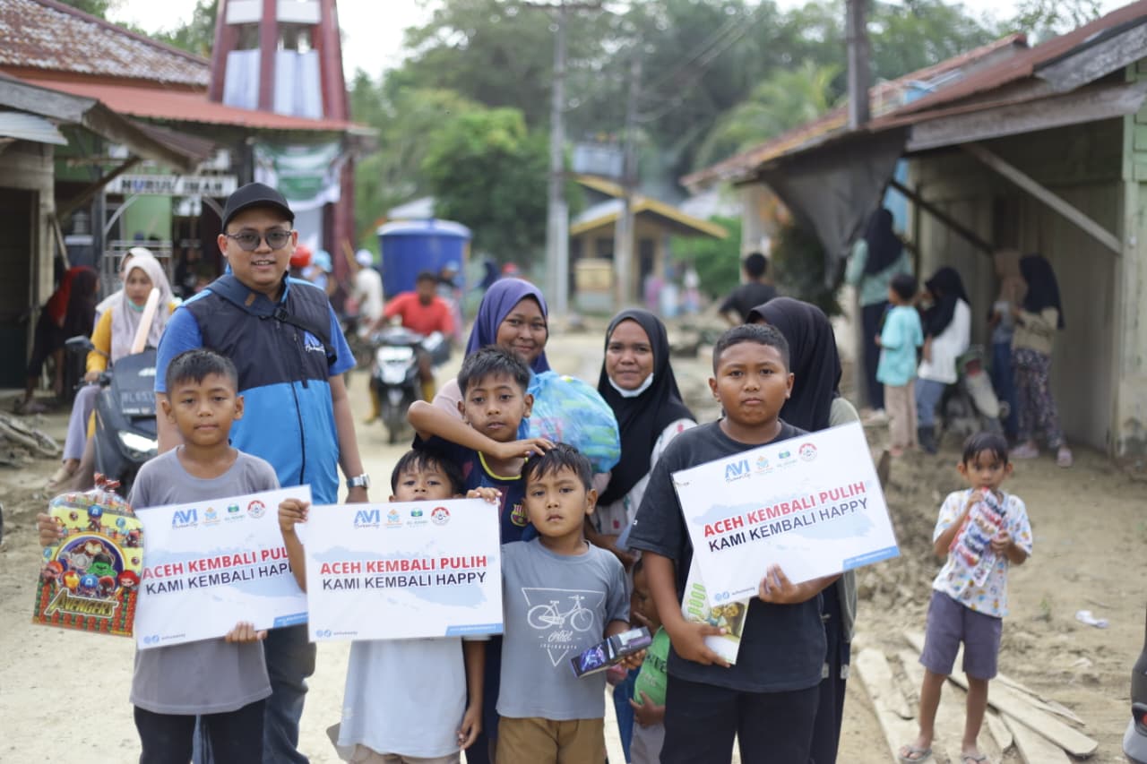 AVI Humanity Perkuat Pemulihan Psikososial Anak dan Perempuan Pascabencana di Aceh