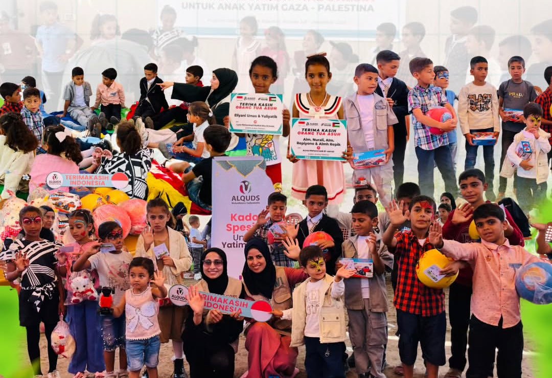 Program Orang Tua Asuh AVI Tebar Harapan untuk Anak Palestina