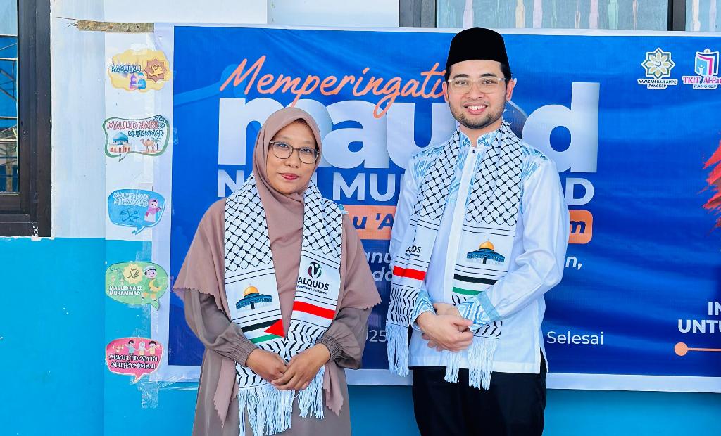 Gandeng AVI, Maulid Nabi di Al-Fatih Pangkep Jadi Momentum Kepedulian Palestina