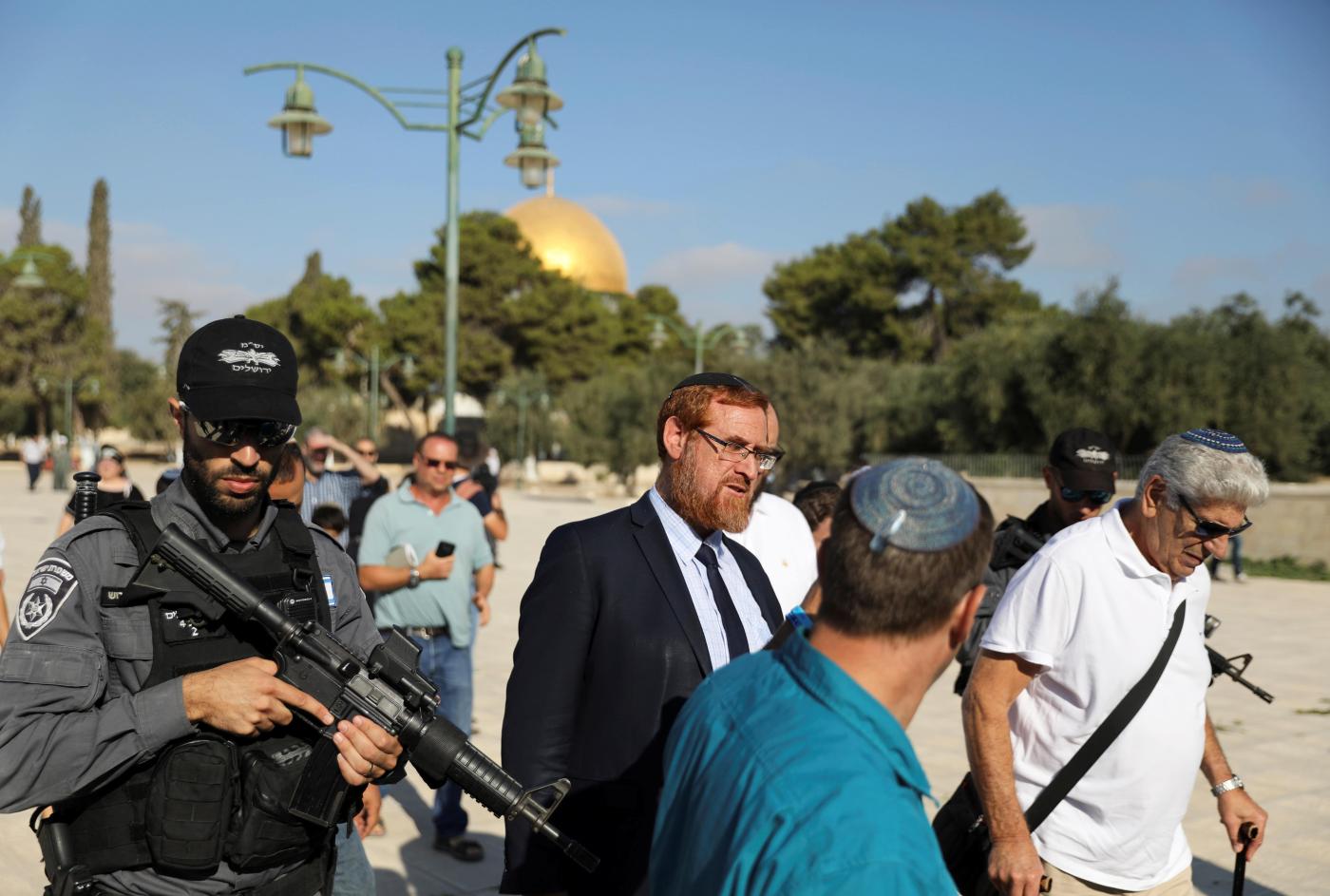 Puluhan Pemukim Israel Dipimpin Yehuda Glick Serbu Kompleks Masjid Al-Aqsa
