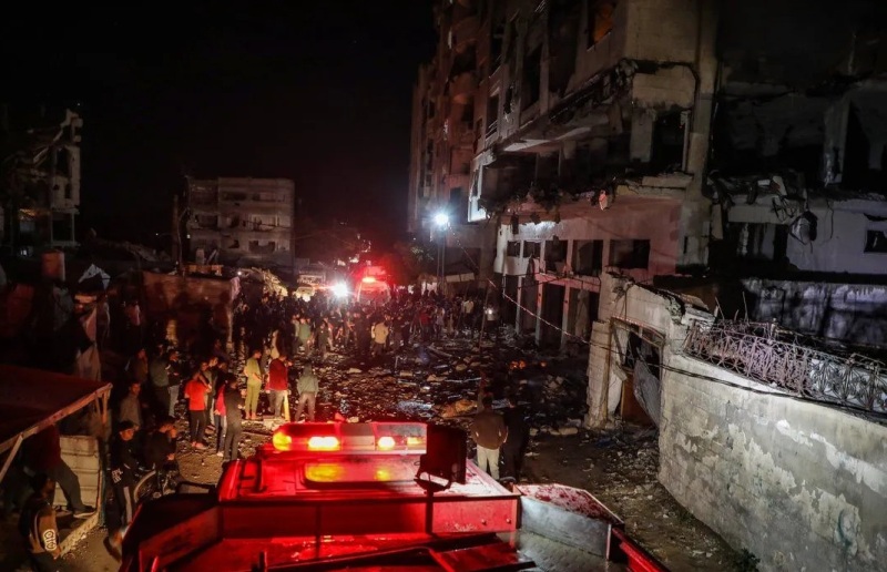 Brutal Biadab, Serangan Udara Israel di Al-Rimal Gaza Tewaskan Tujuh Warga Palestina dan 50 Terluka