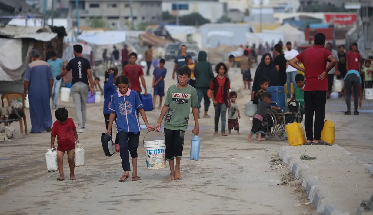 Gaza dalam Derita Krisis Air dan Kelaparan, 67 Ribu Nyawa Hilang Mayoritas Perempuan dan Anak